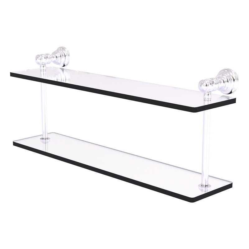 Carolina Collection Two Tiered Glass Shelf