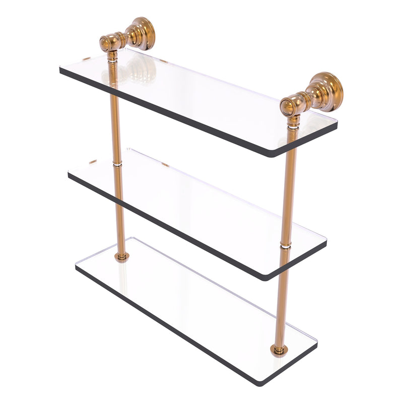 Carolina Collection Triple Glass Shelf