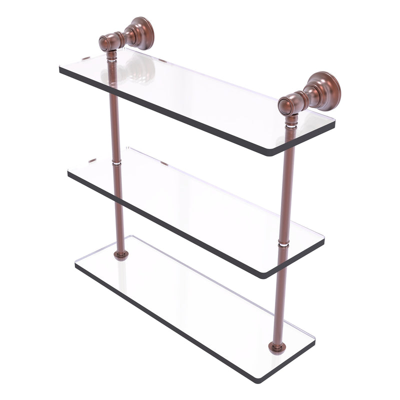 Carolina Collection Triple Glass Shelf