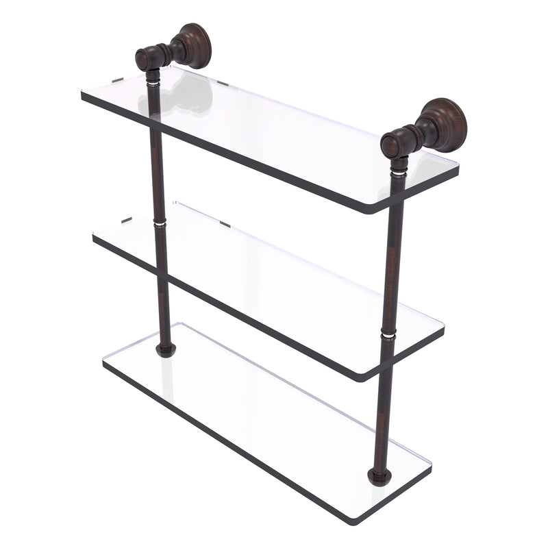 Carolina Collection Triple Glass Shelf