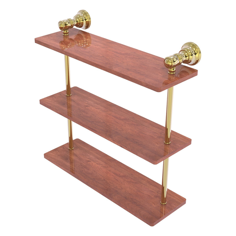 Carolina Collection Triple Wood Shelf