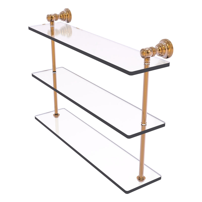 Carolina Collection Triple Glass Shelf