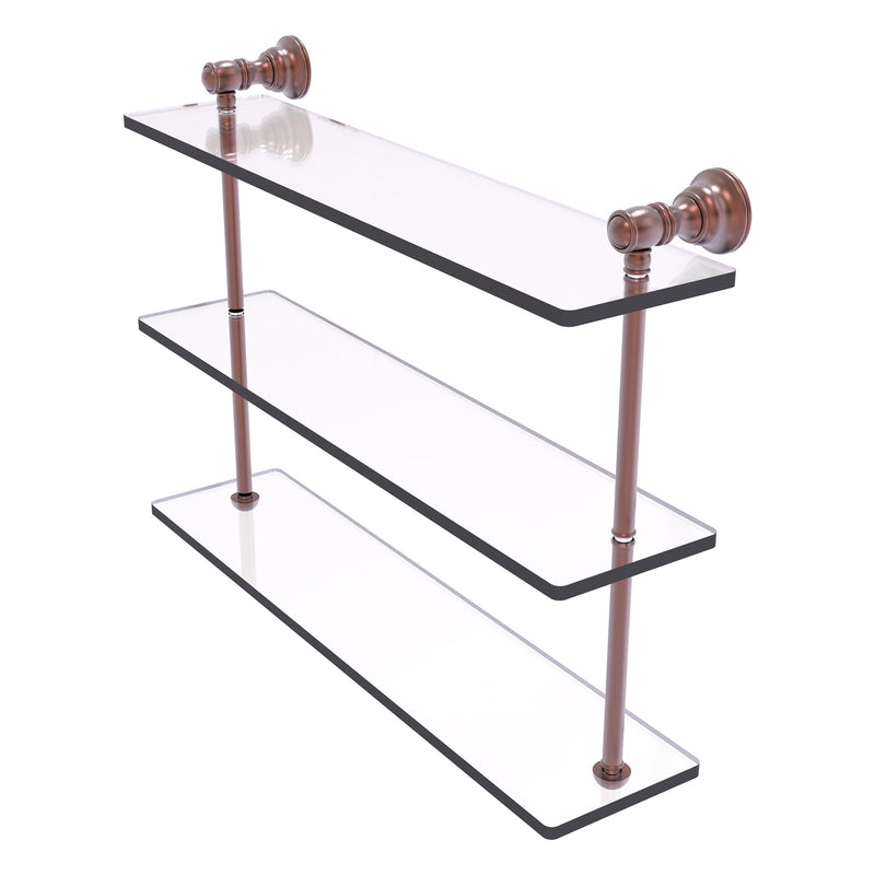 Carolina Collection Triple Glass Shelf