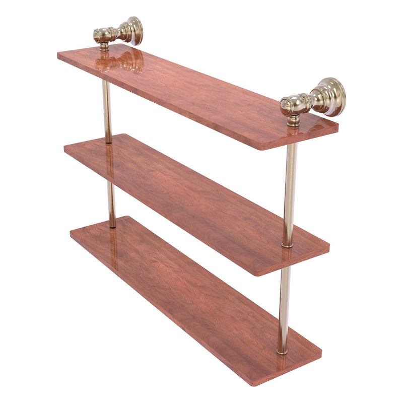 Carolina Collection Triple Wood Shelf