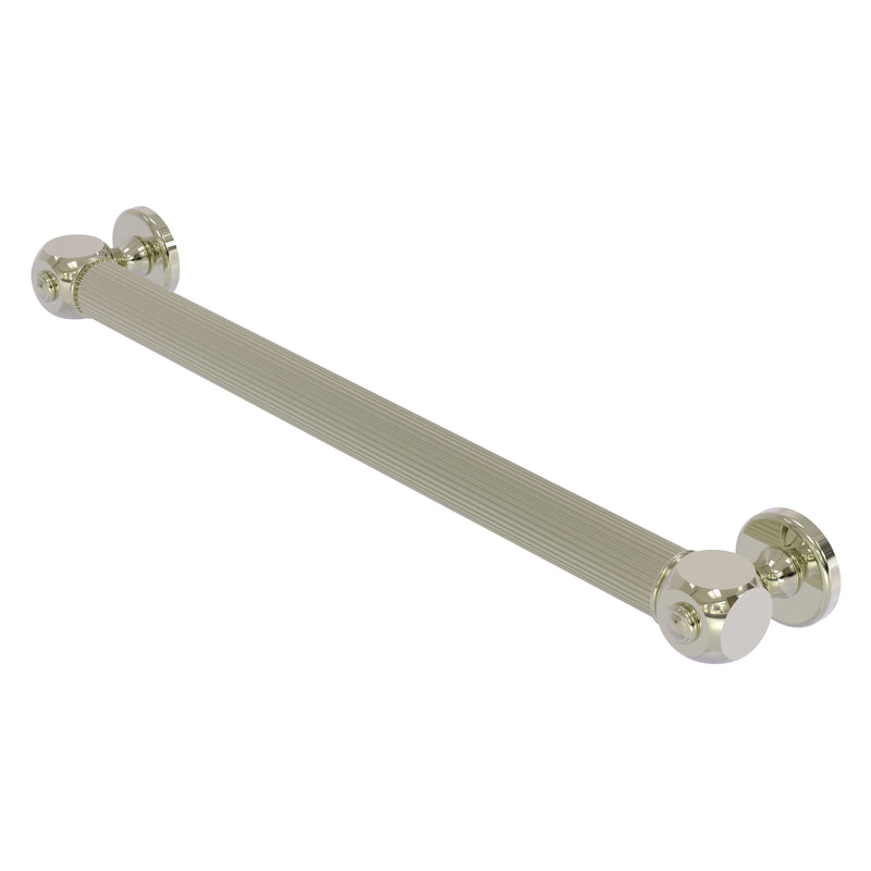 Cube Design Reeded Grab Bar - 24 inch