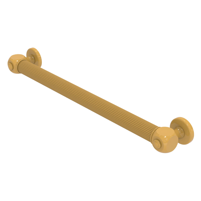 Cube Design Reeded Grab Bar - 24 inch