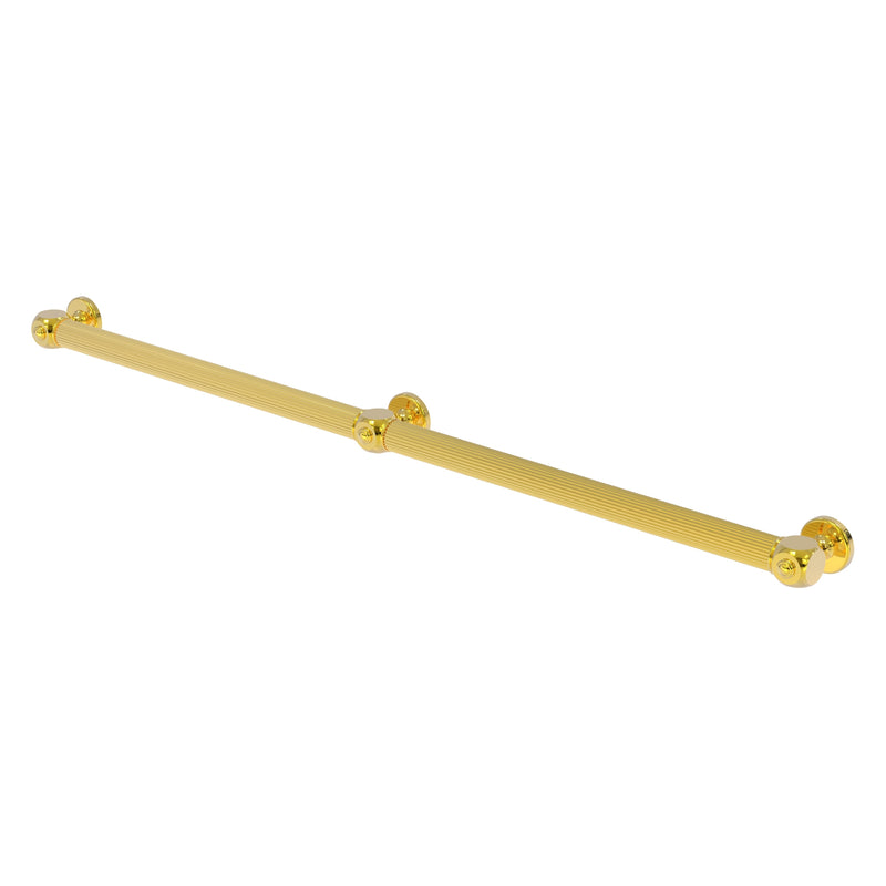 Cube Design Reeded 3 Post Grab Bar - 48 inch