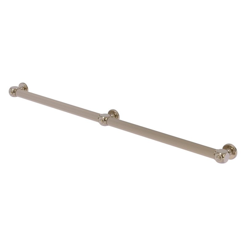 Cube Design Reeded 3 Post Grab Bar - 48 inch