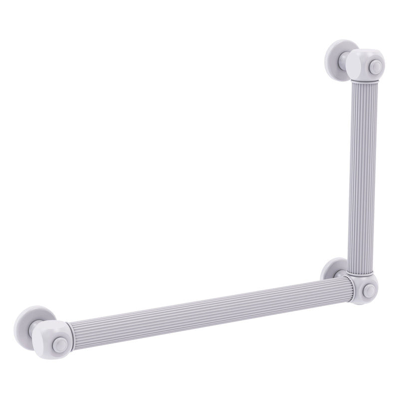 Cube Design Reeded 90 deg Right Hand Grab Bar