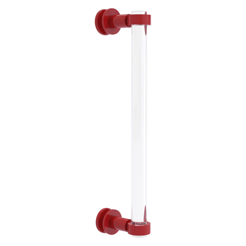 Clearview Collection Single Side Shower Door Pull with Smooth Accents