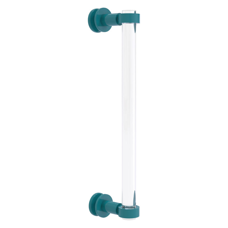 Clearview Collection Single Side Shower Door Pull with Smooth Accents