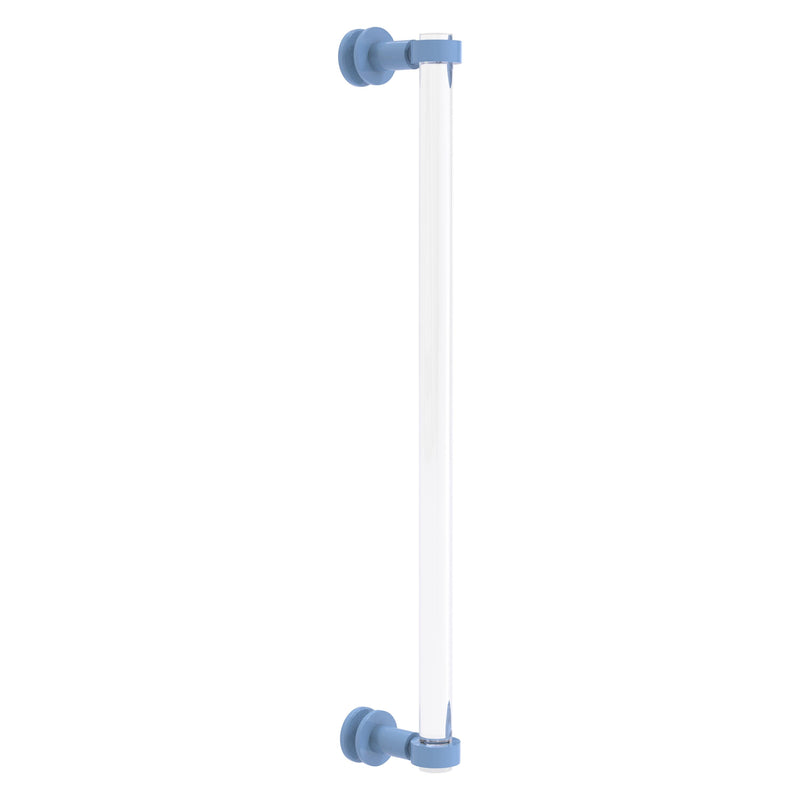 Clearview Collection Single Side Shower Door Pull with Smooth Accents