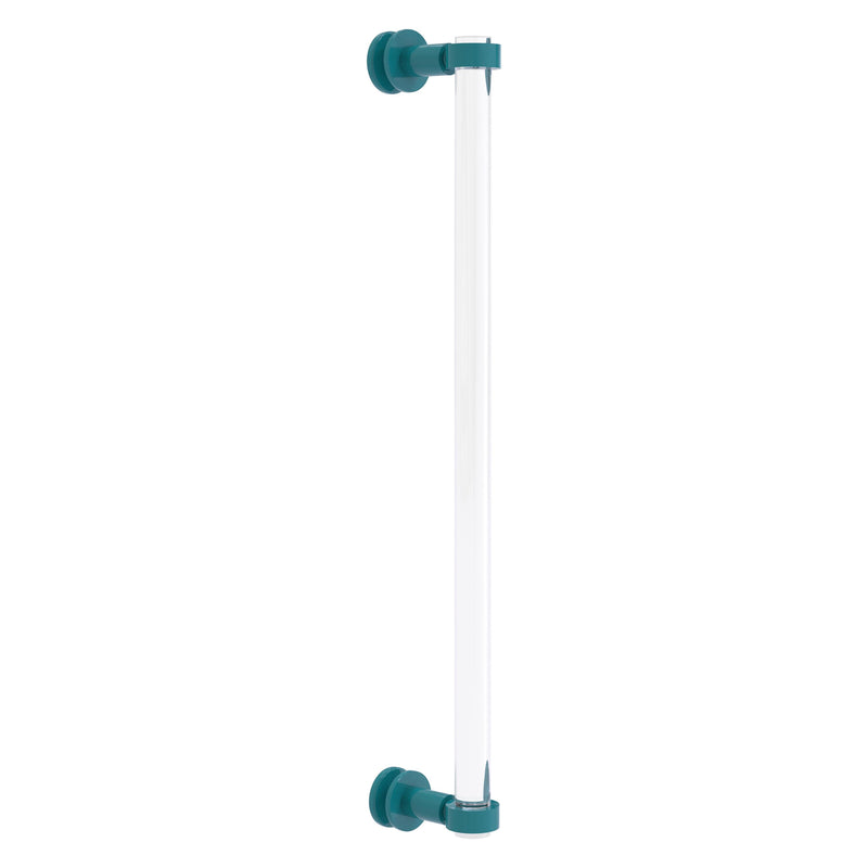 Clearview Collection Single Side Shower Door Pull with Smooth Accents