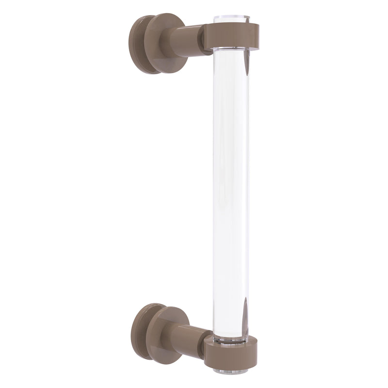 Clearview Collection Single Side Shower Door Pull with Smooth Accents