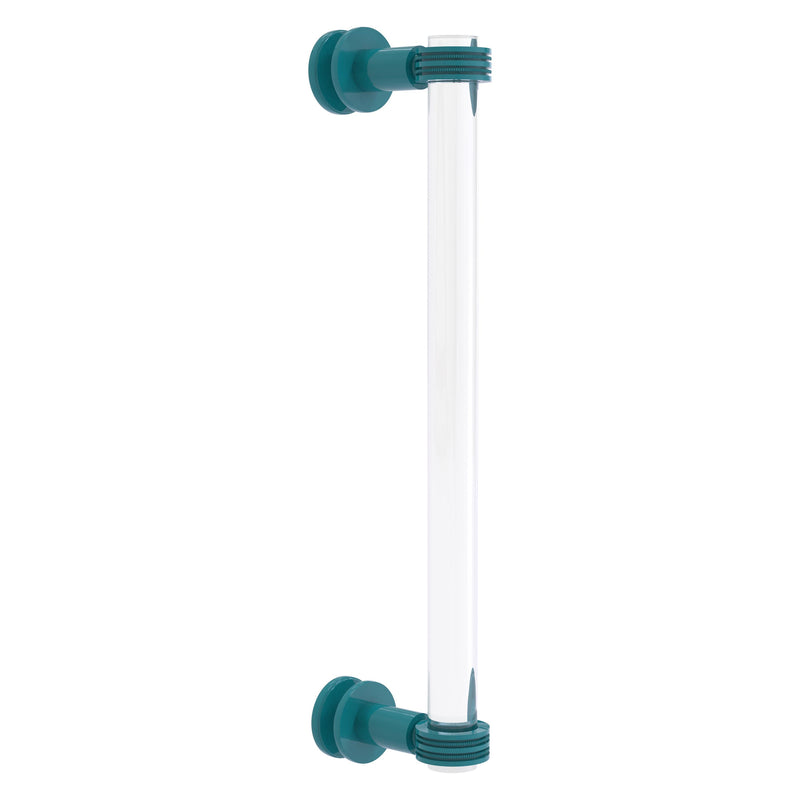 Clearview Collection Single Side Shower Door Pull with Dotted Accents