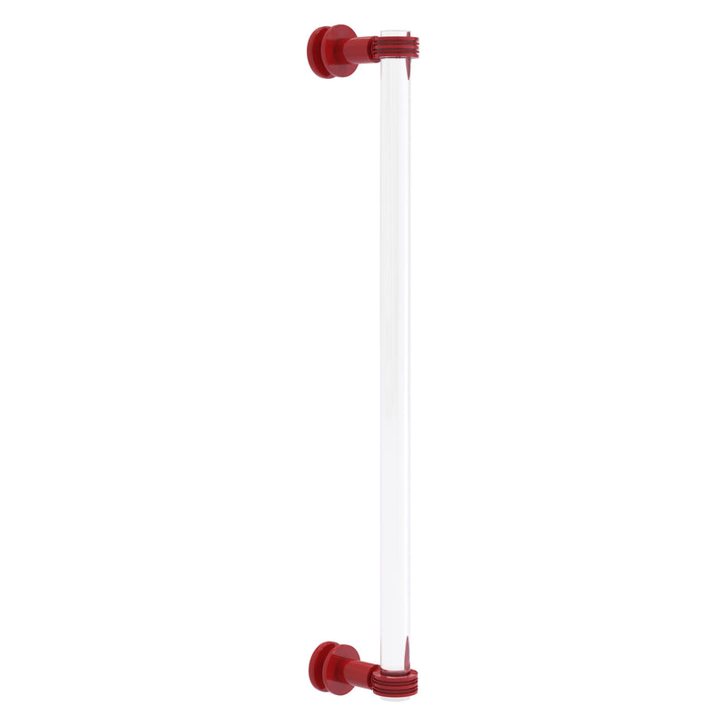 Clearview Collection Single Side Shower Door Pull with Dotted Accents