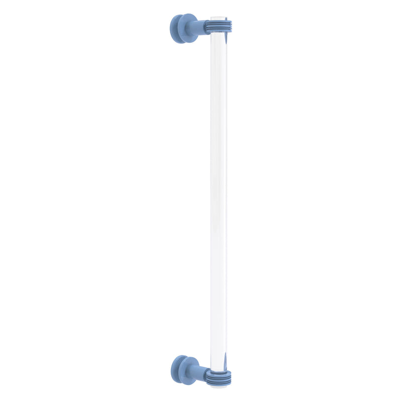 Clearview Collection Single Side Shower Door Pull with Dotted Accents