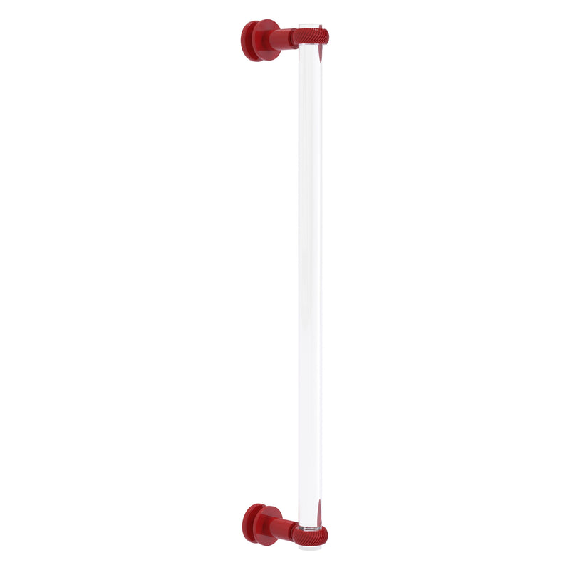 Clearview Collection Single Side Shower Door Pull with Twisted Accents