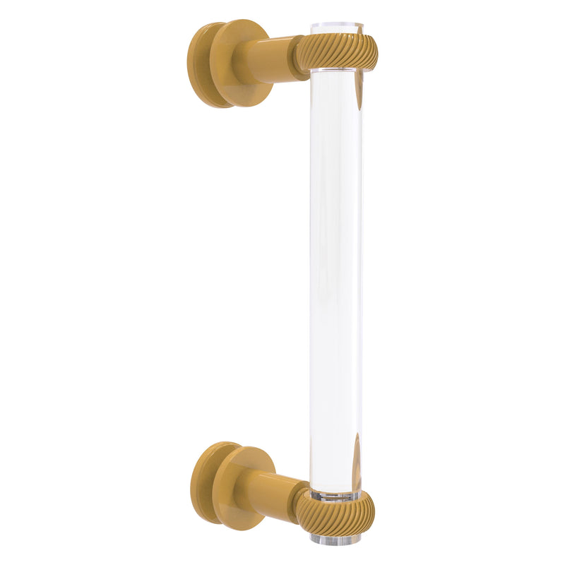 Clearview Collection Single Side Shower Door Pull with Twisted Accents