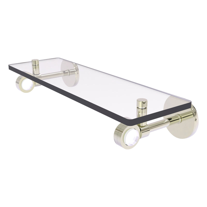 Clearview Collection Glass Shelf with Smooth Accents