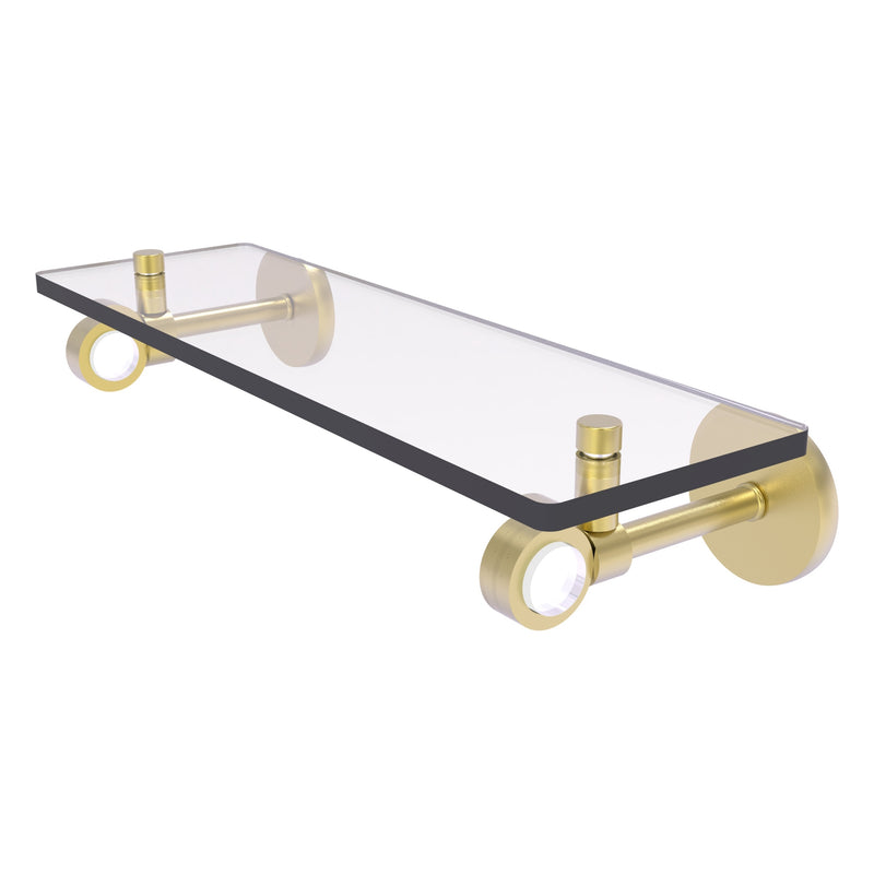 Clearview Collection Glass Shelf with Smooth Accents