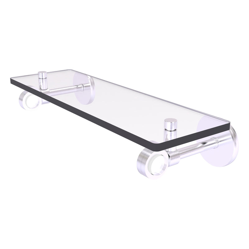 Clearview Collection Glass Shelf with Smooth Accents