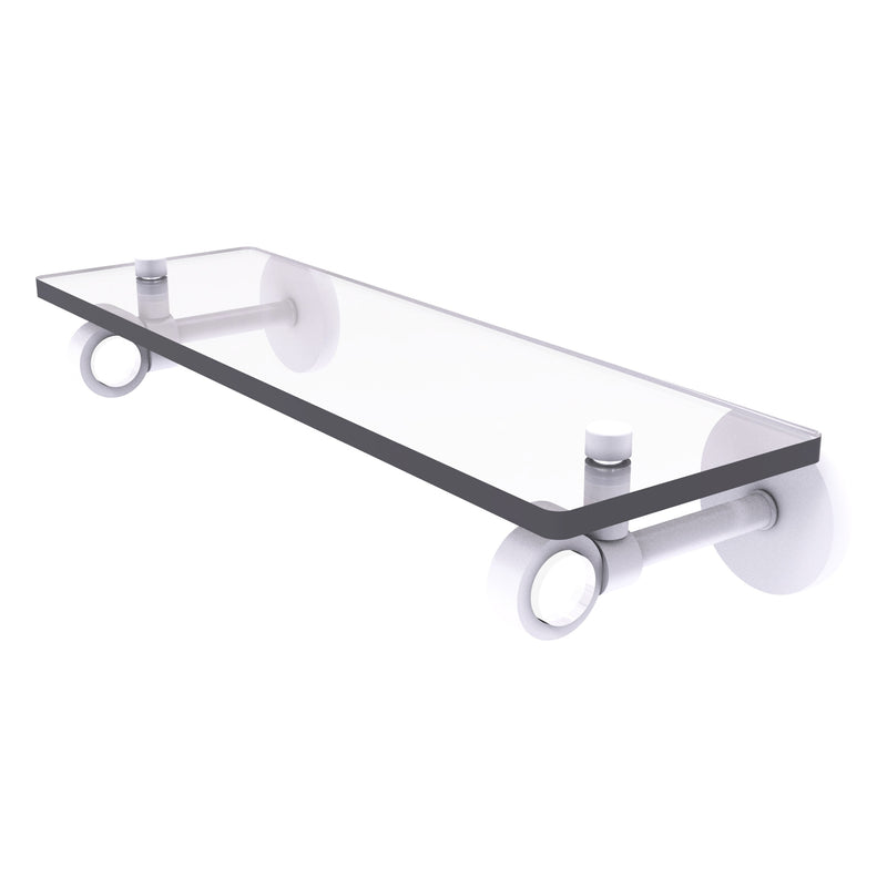 Clearview Collection Glass Shelf with Smooth Accents