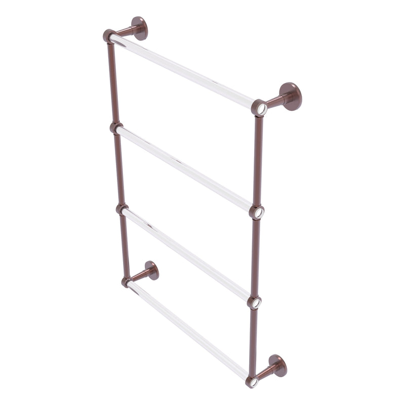 Clearview Collection 4 Tier Ladder Towel Bar with Smooth Accents