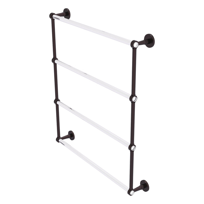 Clearview Collection 4 Tier Ladder Towel Bar with Smooth Accents