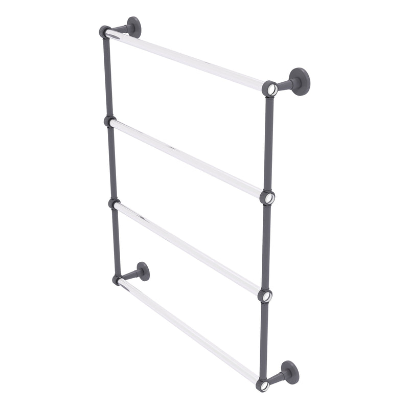 Clearview Collection 4 Tier Ladder Towel Bar with Smooth Accents