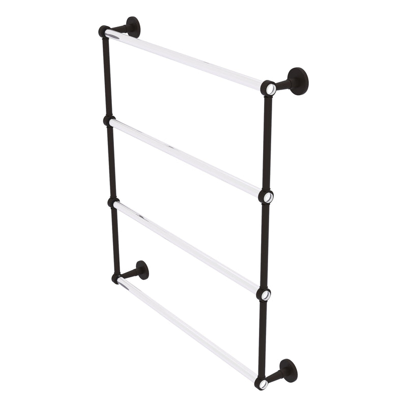 Clearview Collection 4 Tier Ladder Towel Bar with Smooth Accents