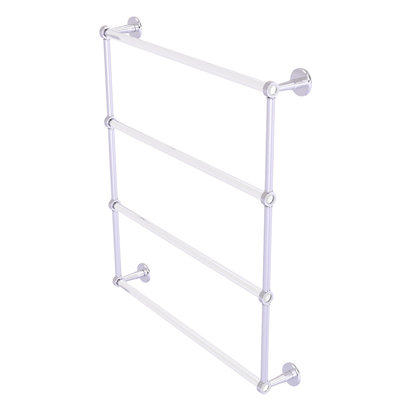 Clearview Collection 4 Tier Ladder Towel Bar with Smooth Accents