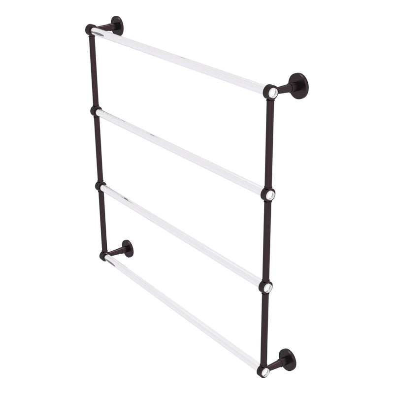 Clearview Collection 4 Tier Ladder Towel Bar with Smooth Accents