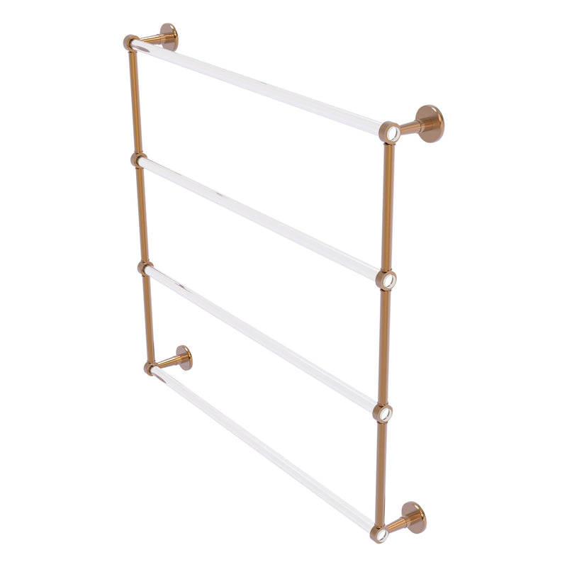 Clearview Collection 4 Tier Ladder Towel Bar with Smooth Accents