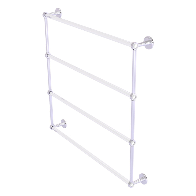 Clearview Collection 4 Tier Ladder Towel Bar with Smooth Accents