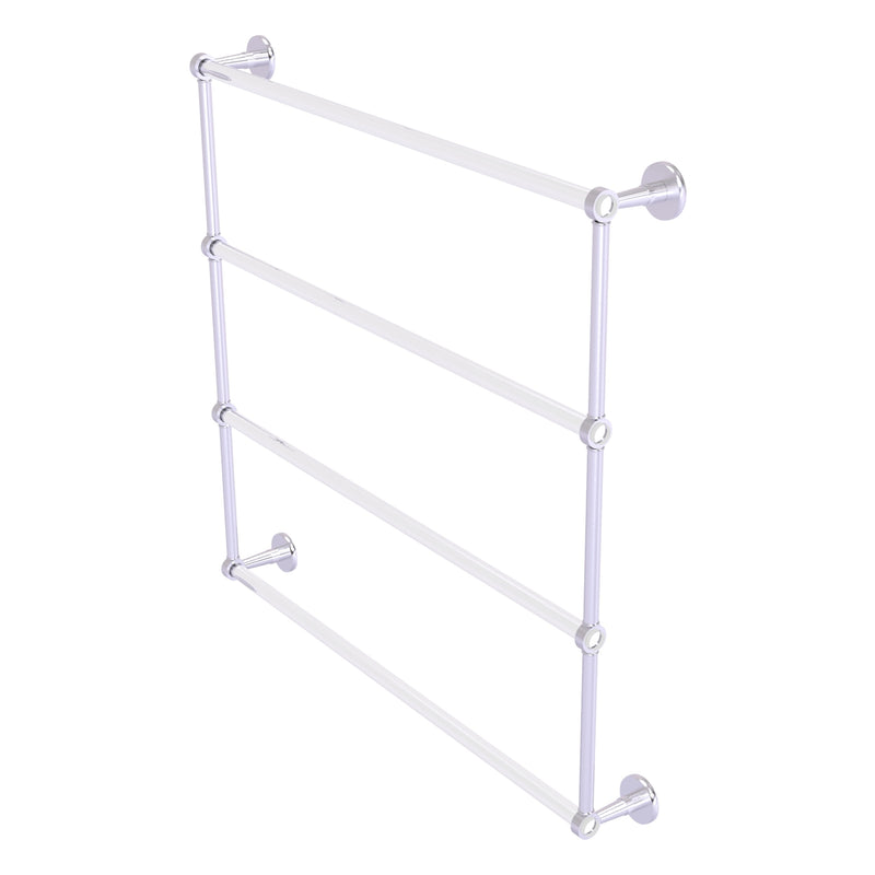 Clearview Collection 4 Tier Ladder Towel Bar with Smooth Accents