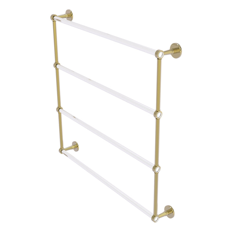 Clearview Collection 4 Tier Ladder Towel Bar with Smooth Accents