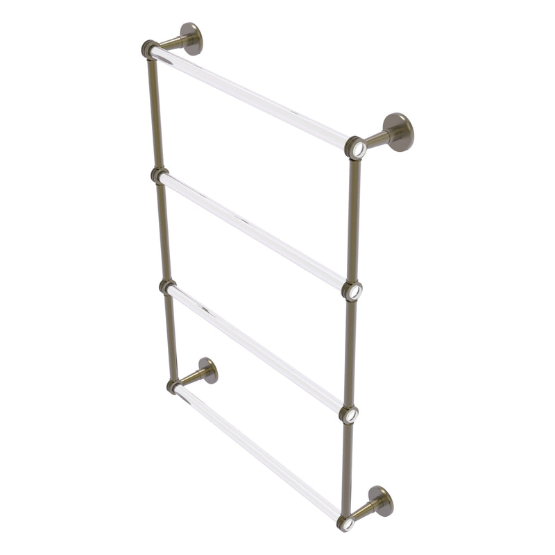 Clearview Collection 4 Tier Ladder Towel Bar with Dotted Accents