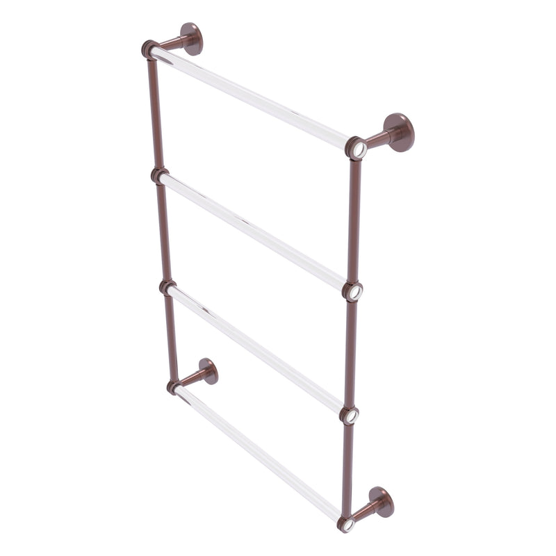 Clearview Collection 4 Tier Ladder Towel Bar with Dotted Accents