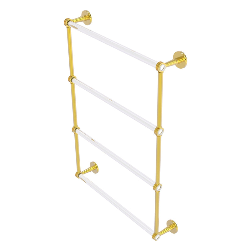 Clearview Collection 4 Tier Ladder Towel Bar with Dotted Accents