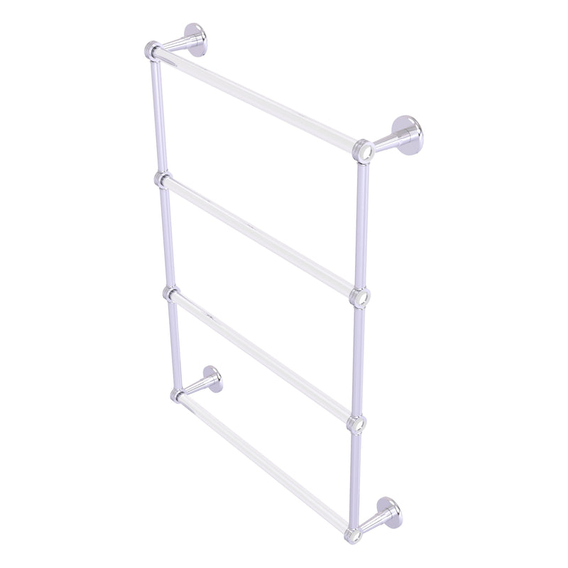 Clearview Collection 4 Tier Ladder Towel Bar with Dotted Accents