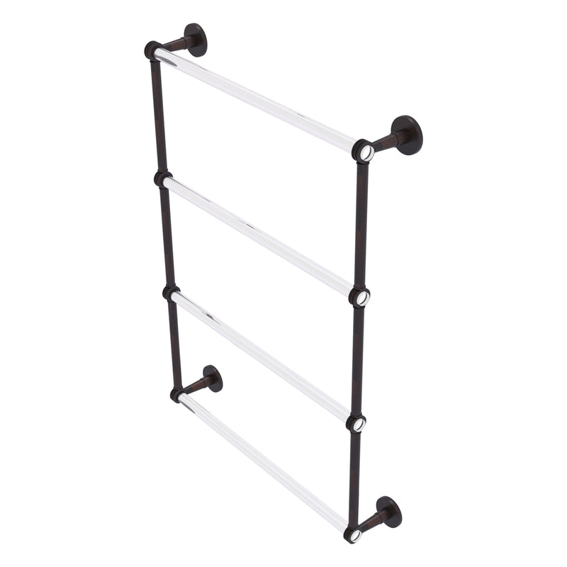 Clearview Collection 4 Tier Ladder Towel Bar with Dotted Accents