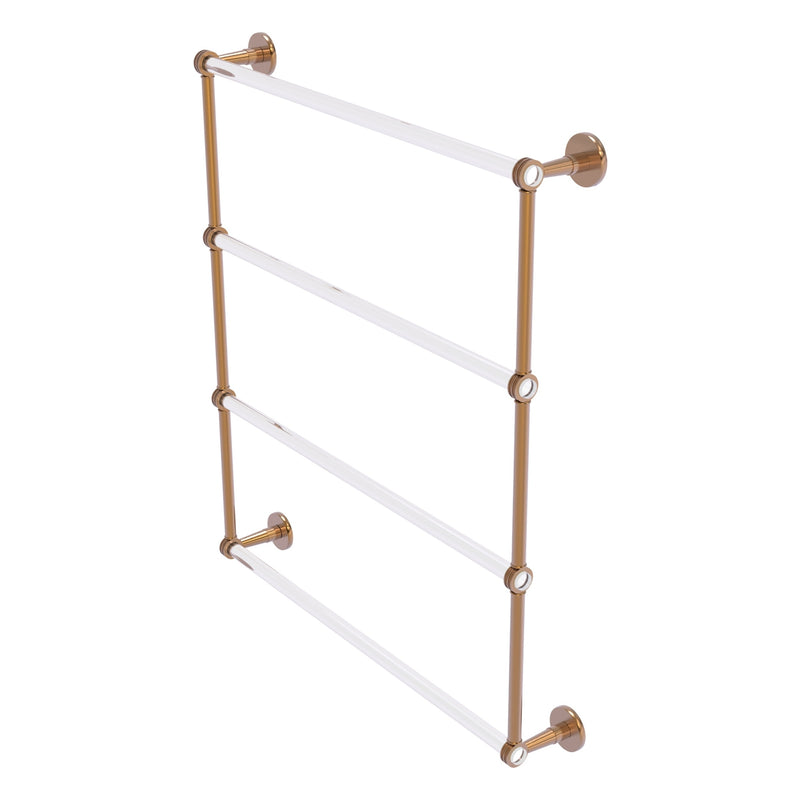 Clearview Collection 4 Tier Ladder Towel Bar with Dotted Accents