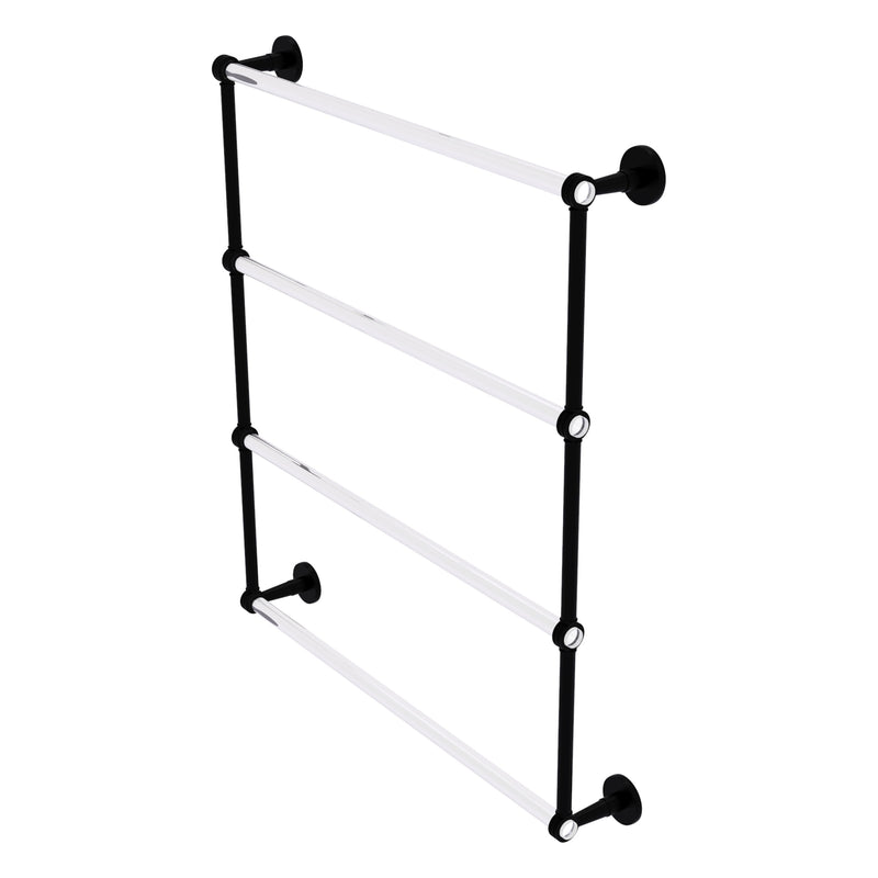 Clearview Collection 4 Tier Ladder Towel Bar with Dotted Accents