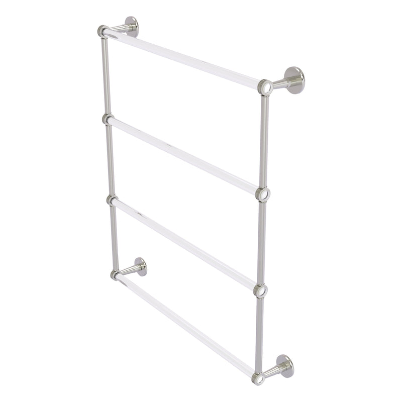 Clearview Collection 4 Tier Ladder Towel Bar with Dotted Accents