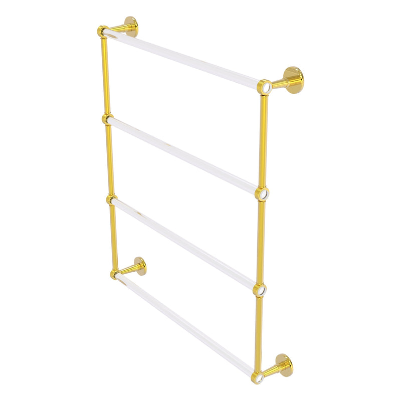 Clearview Collection 4 Tier Ladder Towel Bar with Grooved Accents