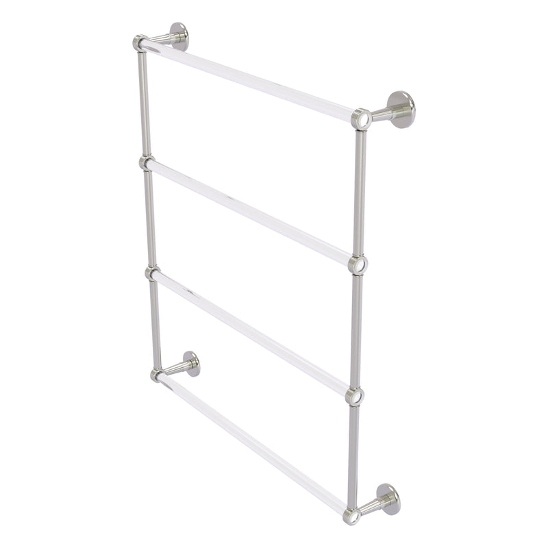 Clearview Collection 4 Tier Ladder Towel Bar with Grooved Accents