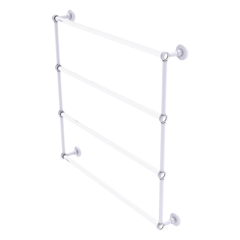 Clearview Collection 4 Tier Ladder Towel Bar with Grooved Accents