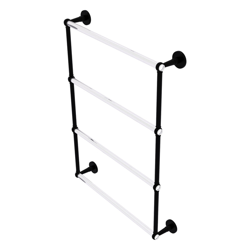 Clearview Collection 4 Tier Ladder Towel Bar with Twisted Accents