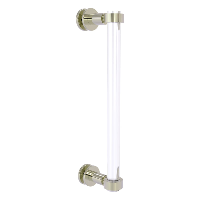 Clearview Collection Single Side Shower Door Pull with Smooth Accents